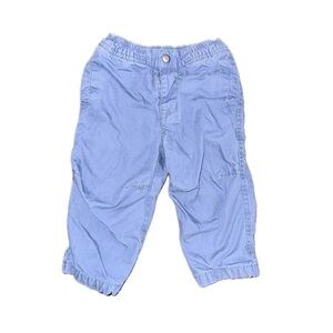 Ralph Lauren Kids Light Blue Elastic Waist Cargo Jogger Pants